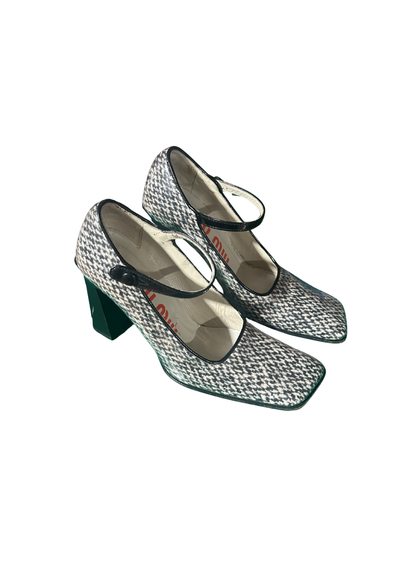 Houndstooth Miu Miu Heels