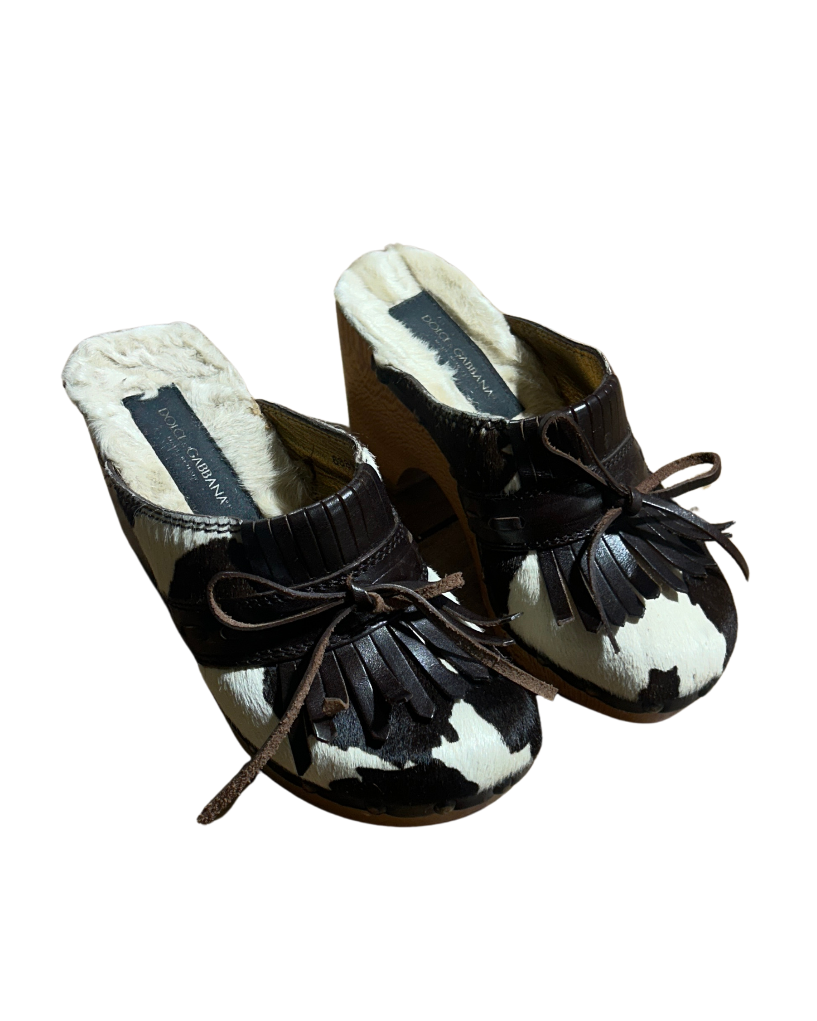 Dolce & Gabbana Cowhide Clogs