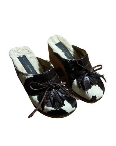 Dolce & Gabbana Cowhide Clogs