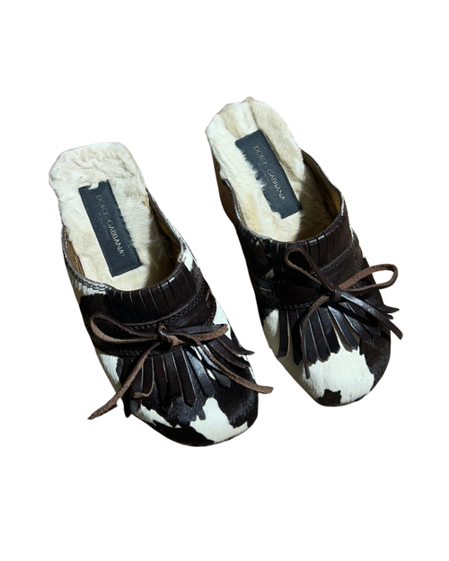 Dolce & Gabbana Cowhide Clogs
