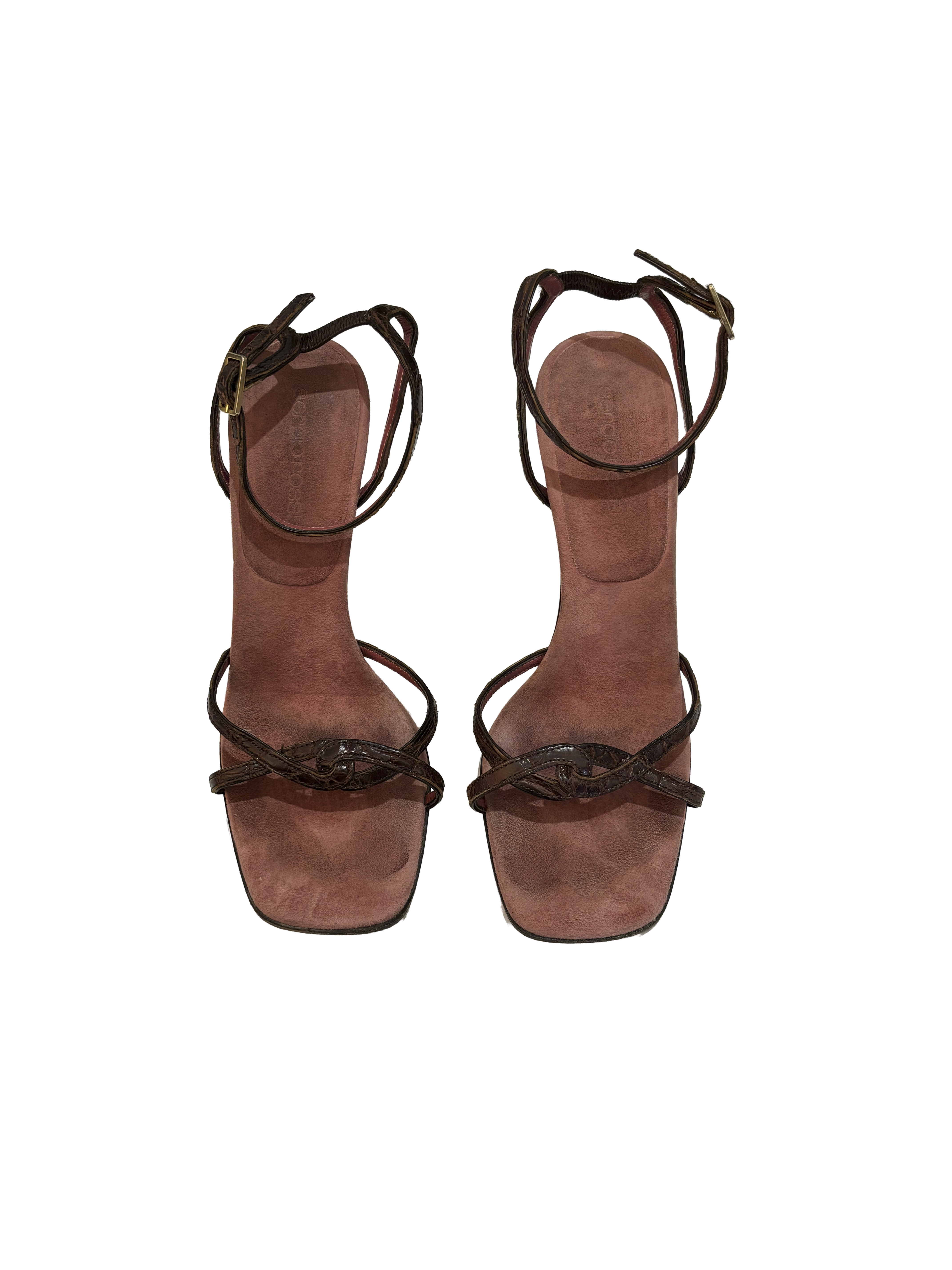 Sergio Rossi Burgundy Heels