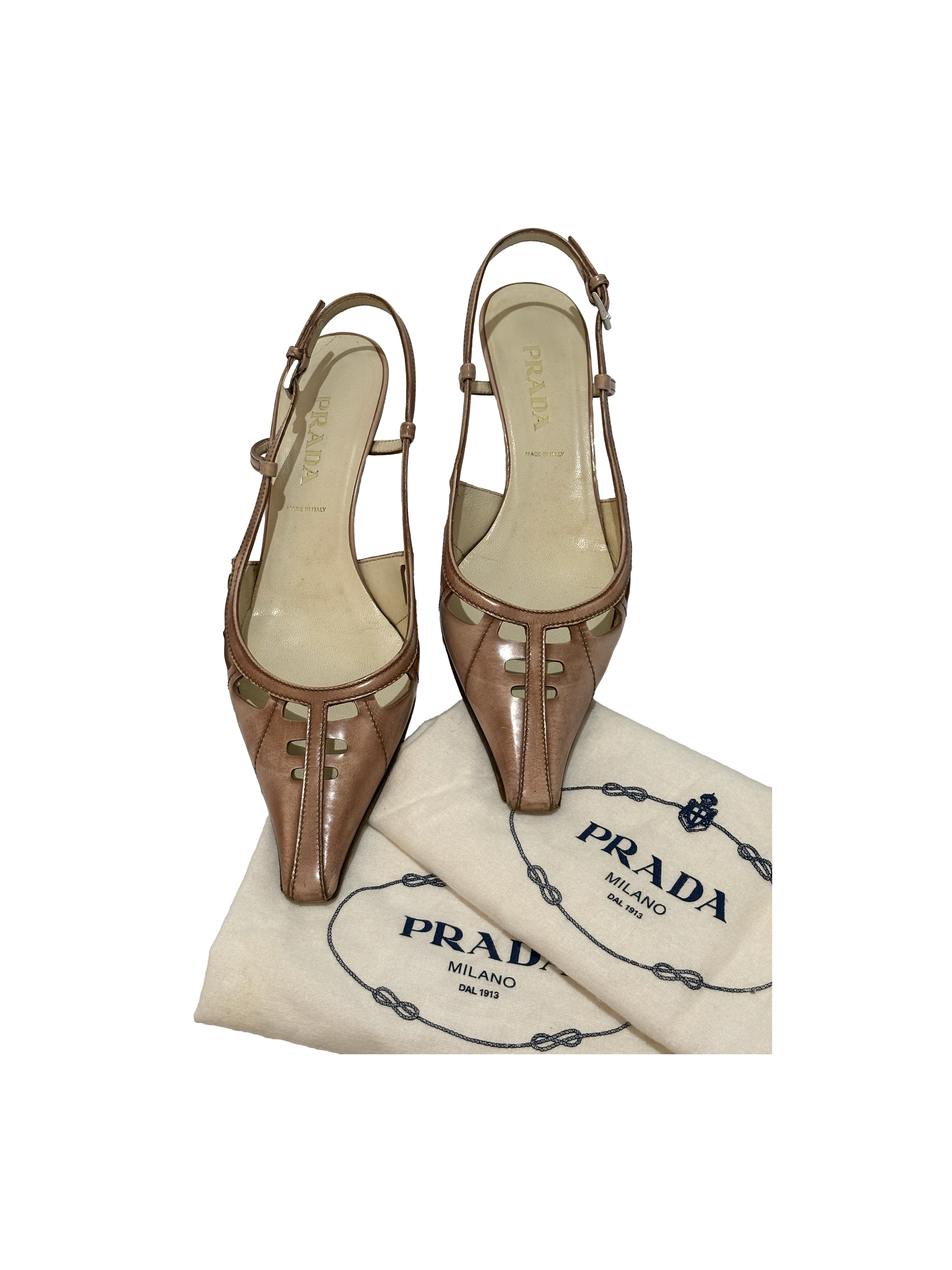 Prada Pink Kitten Heels