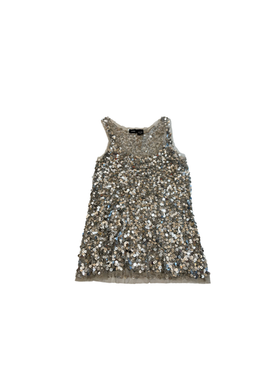 Silver Sequin Tank