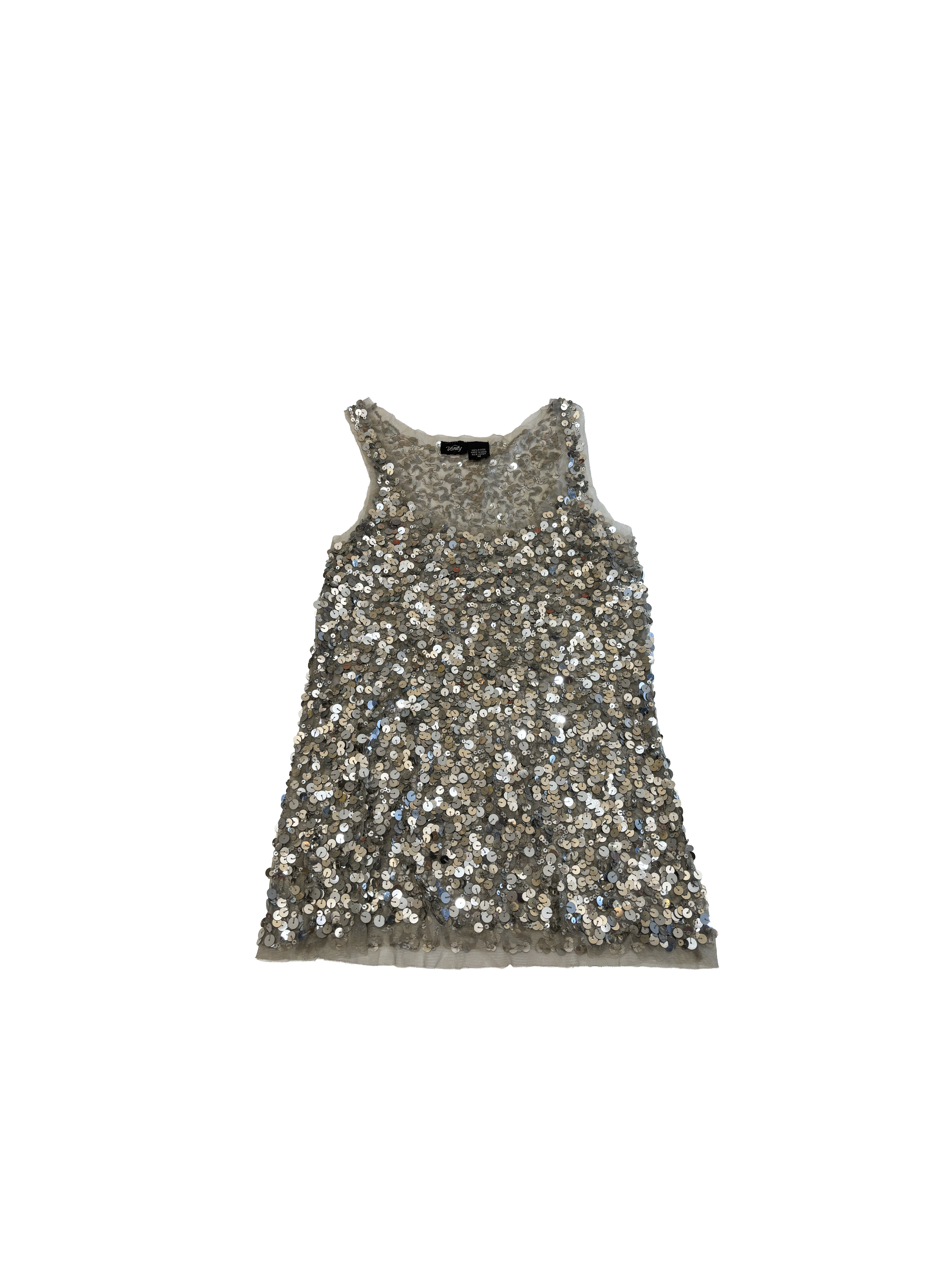 Silver Sequin Tank