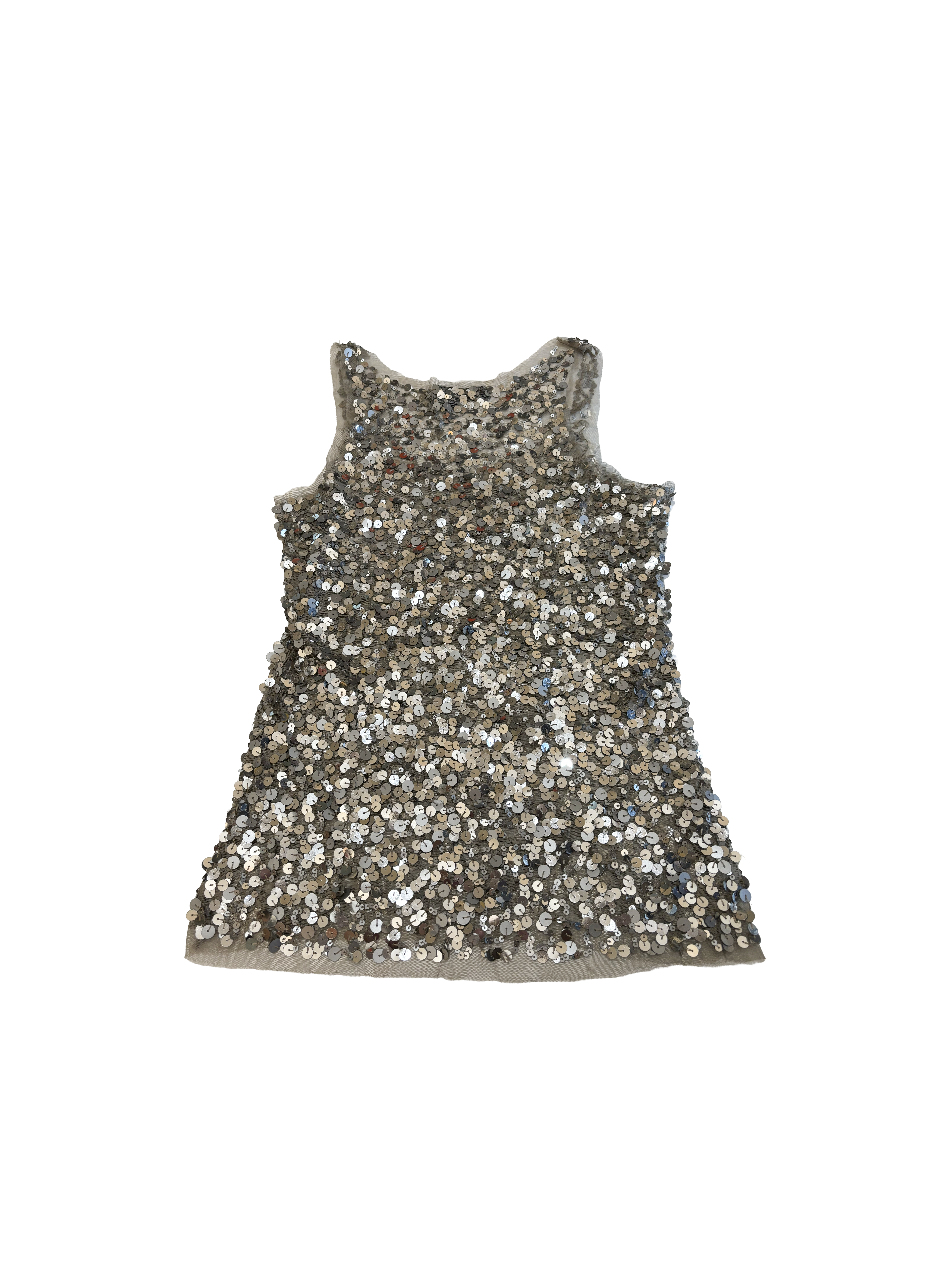 Silver Sequin Tank