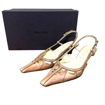 Prada Pink Kitten Heels