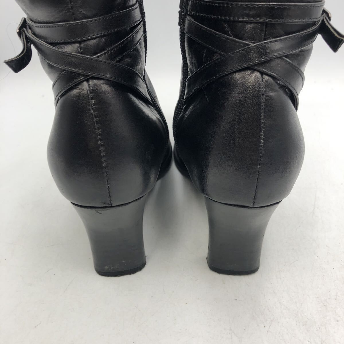 Marie Femme Black Leather Long Boots