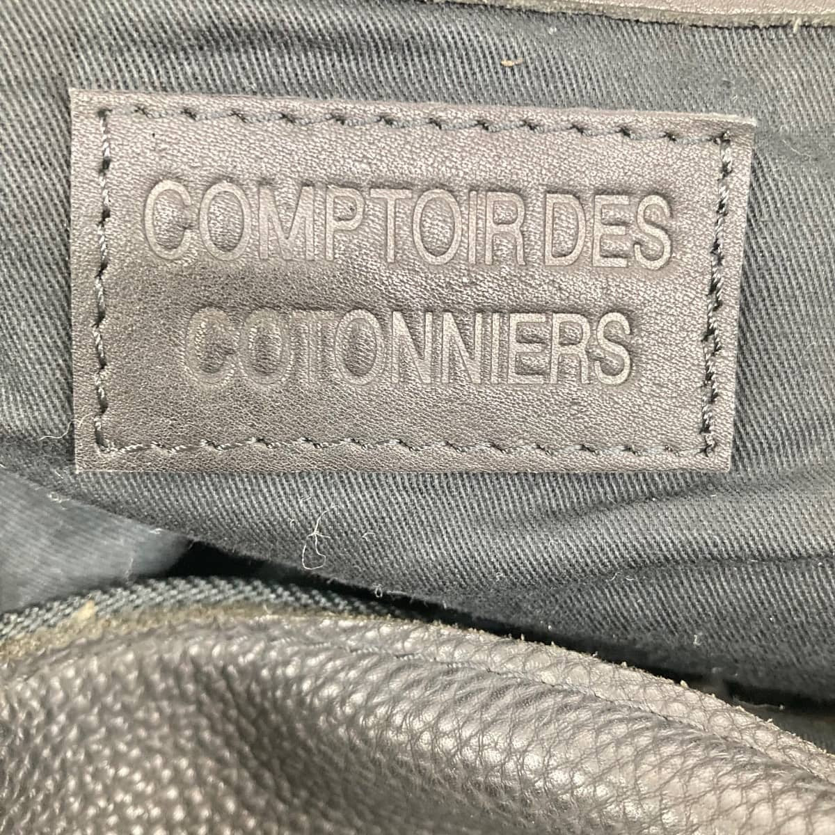 Comptoir Des Cotonniers 2-Way Handbag Shoulder Bag Black Textured