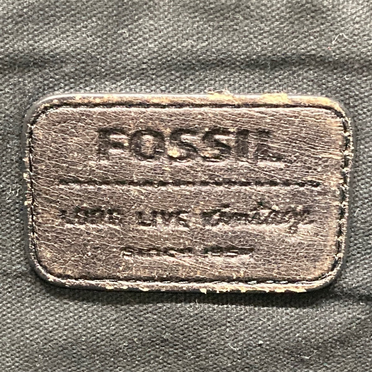 Fossil Dark Brown Leather Handbag