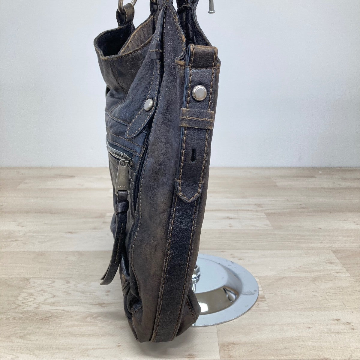 Fossil Dark Brown Leather Handbag