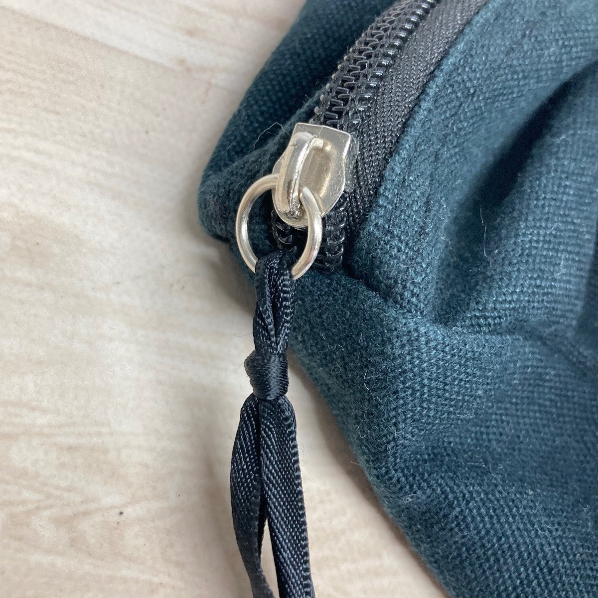 Repetto Black Canvas Logo Boston Tote Bag