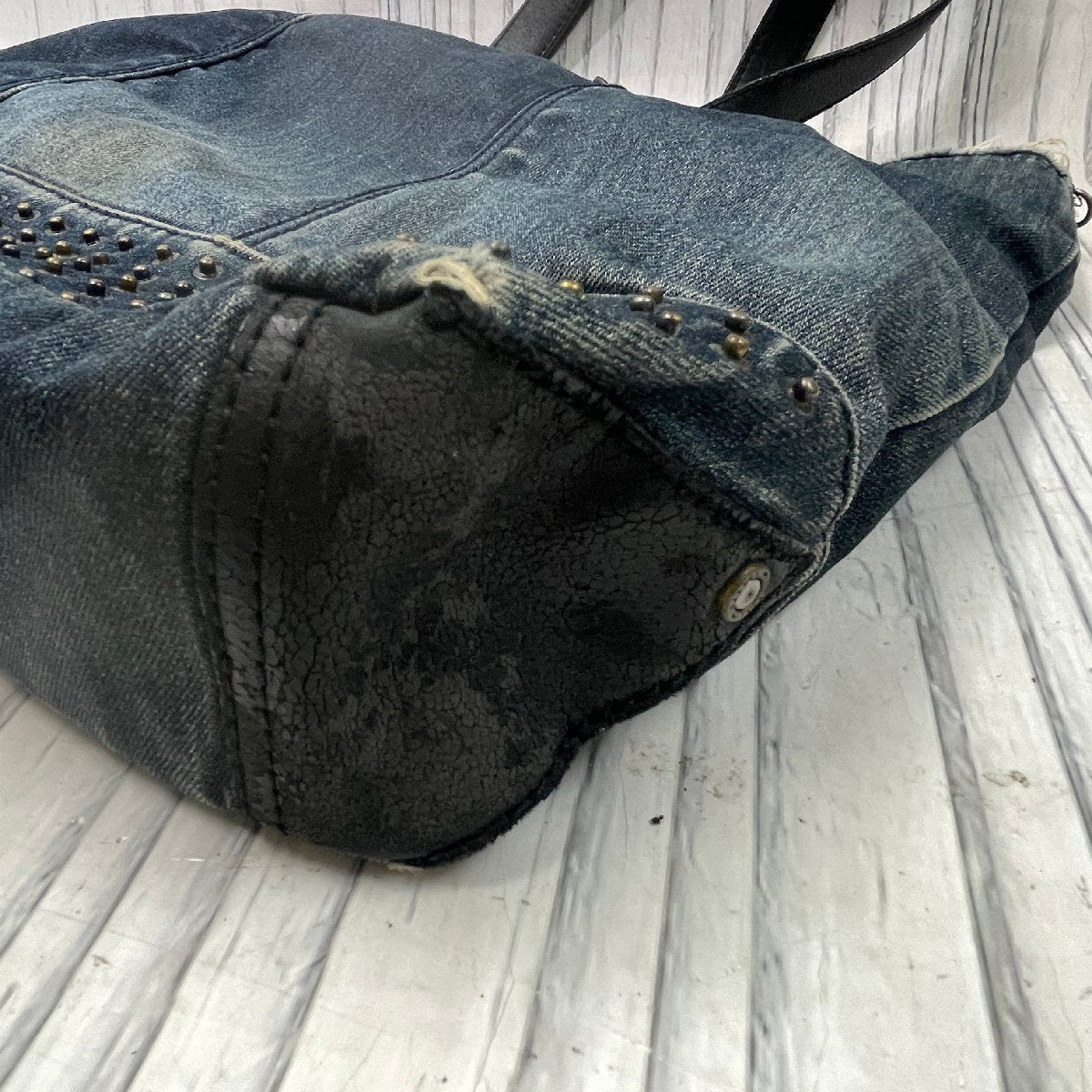 DIESEL Denim Tote & Shoulder Bag