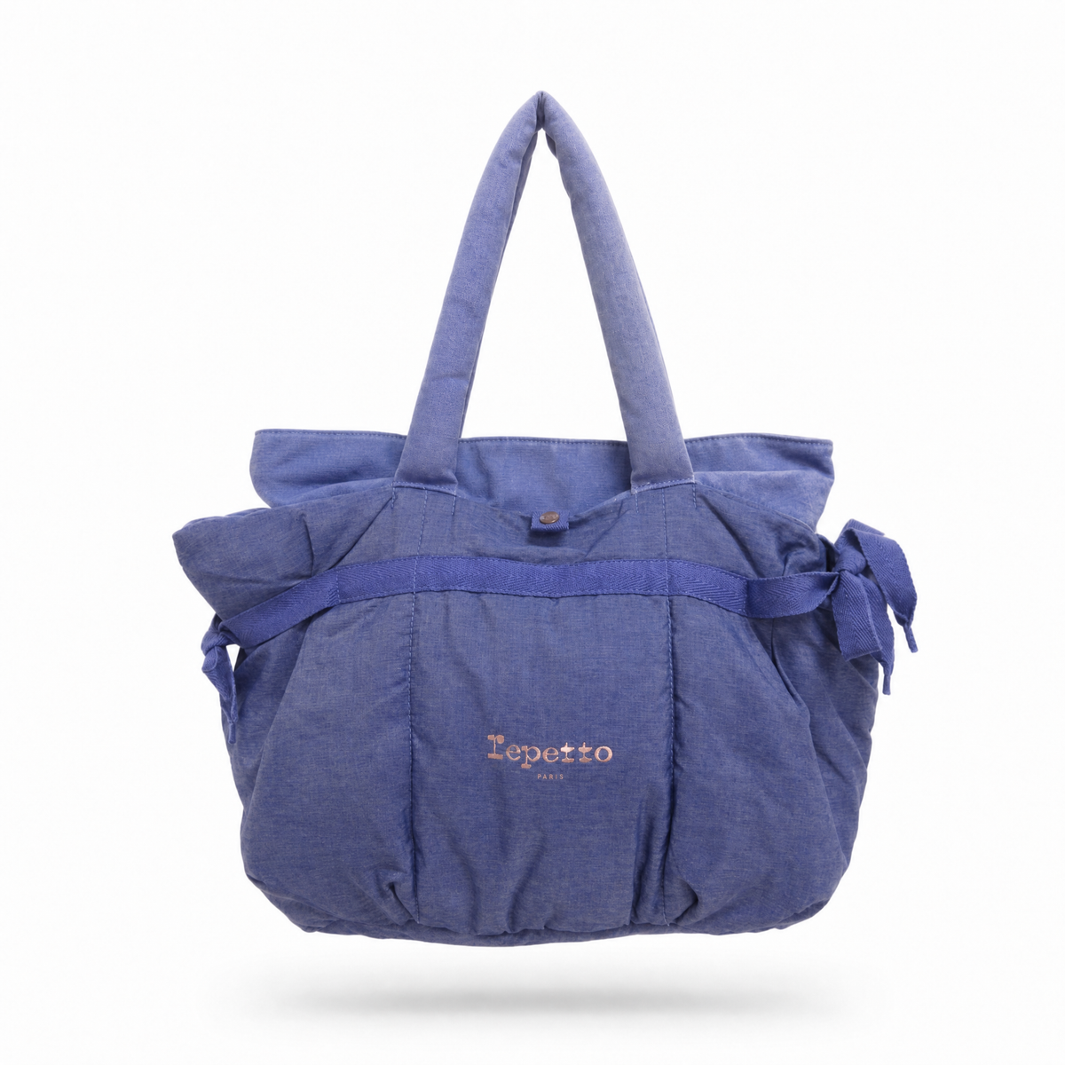 Repetto Blue Padded Tote Handbag