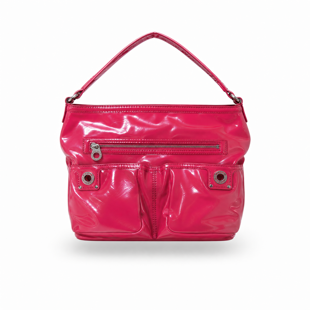 Marc Jacobs Coral Patent Leather Bag