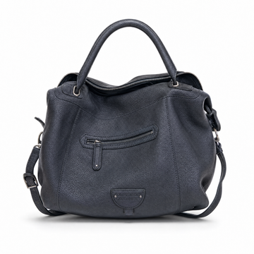 Comptoir Des Cotonniers 2-Way Handbag Shoulder Bag Black Textured